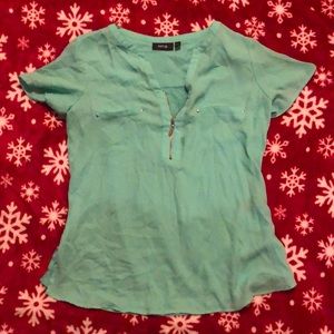 Turquoise apartment 9 women’s XS blouse